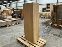Eiken vakkenkast 156,5x56,5x36cm - afbeelding 4 van  5