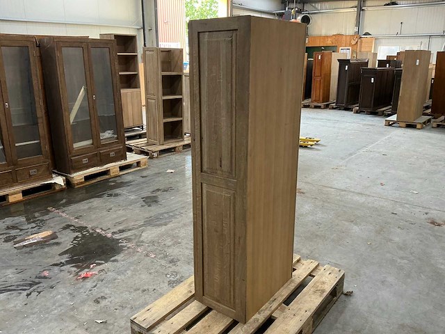 Eiken vakkenkast 156,5x56,5x36cm - afbeelding 5 van  5