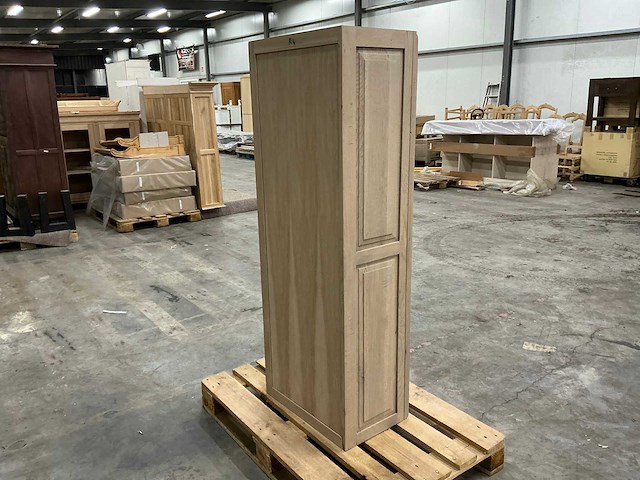 Eiken vakkenkast 156,5x57x35,5cm - afbeelding 3 van  4