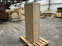Eiken vakkenkast 156,5x57x35,5cm - afbeelding 3 van  4