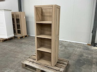 Eiken vakkenkast 156,5x57x36cm - afbeelding 1 van  5
