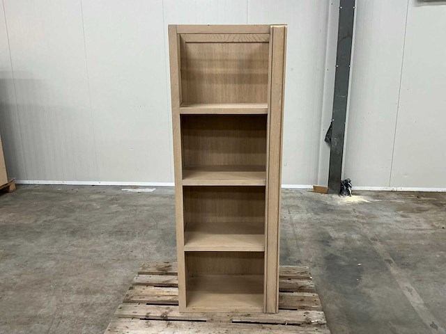 Eiken vakkenkast 156,5x57x36cm - afbeelding 2 van  5