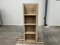 Eiken vakkenkast 156,5x57x36cm - afbeelding 2 van  5