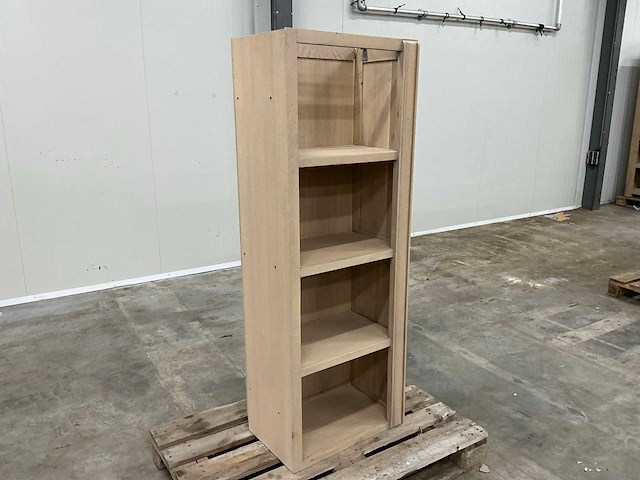 Eiken vakkenkast 156,5x57x36cm - afbeelding 3 van  5