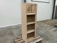 Eiken vakkenkast 156,5x57x36cm - afbeelding 3 van  5