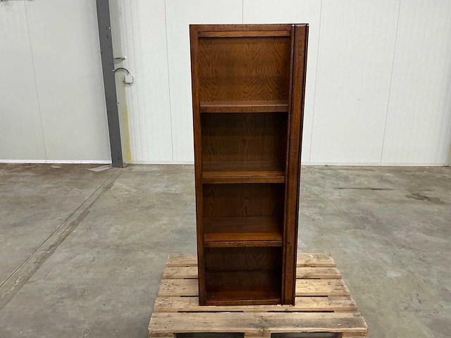 Eiken vakkenkast 157x57x35,5cm - afbeelding 2 van  5