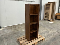 Eiken vakkenkast 162,5x56,5x33cm - afbeelding 3 van  5