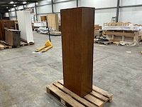 Eiken vakkenkast 162,5x56,5x33cm - afbeelding 4 van  5