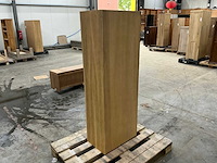 Eiken vakkenkast met planken 156,5x56,5x35cm - afbeelding 5 van  6