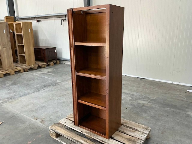 Eiken vakkenkast / onderkast 156x56,5x35cm - afbeelding 1 van  5