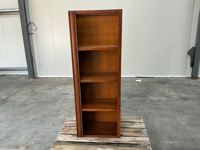 Eiken vakkenkast / onderkast 156x56,5x35cm - afbeelding 2 van  5
