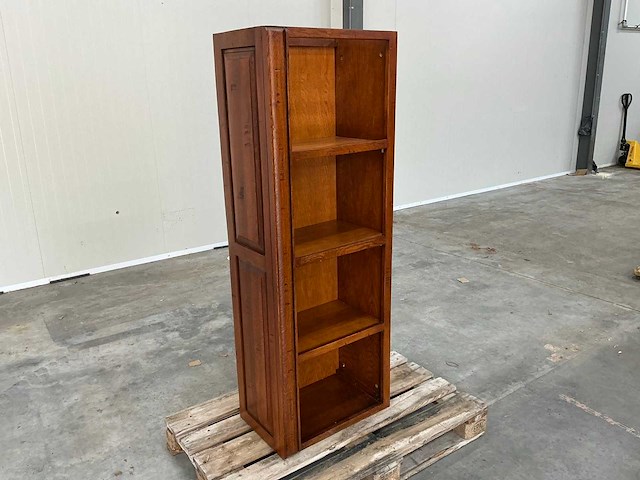 Eiken vakkenkast / onderkast 156x56,5x35cm - afbeelding 3 van  5