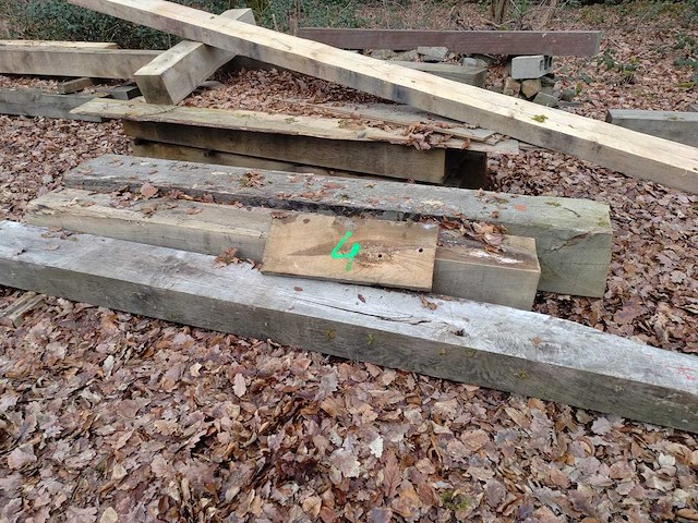 Eikenbalk - hout - afbeelding 1 van  6