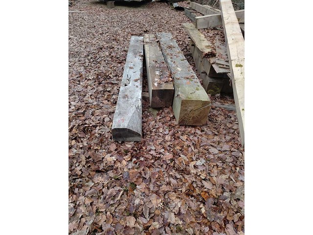Eikenbalk - hout - afbeelding 2 van  6