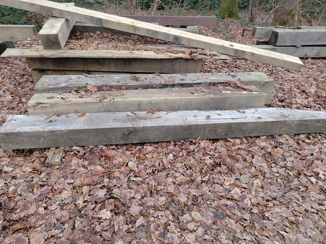 Eikenbalk - hout - afbeelding 3 van  6