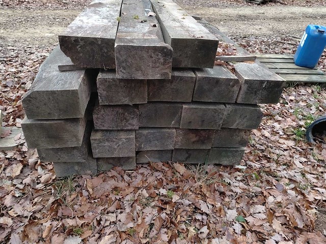 Eikenbalk eikenhouten dwarsbalken - afbeelding 3 van  6