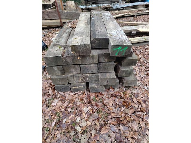 Eikenbalk eikenhouten dwarsbalken - afbeelding 6 van  6