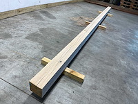 Eikenhouten paal geschaafd 500x14x14 cm - afbeelding 3 van  7
