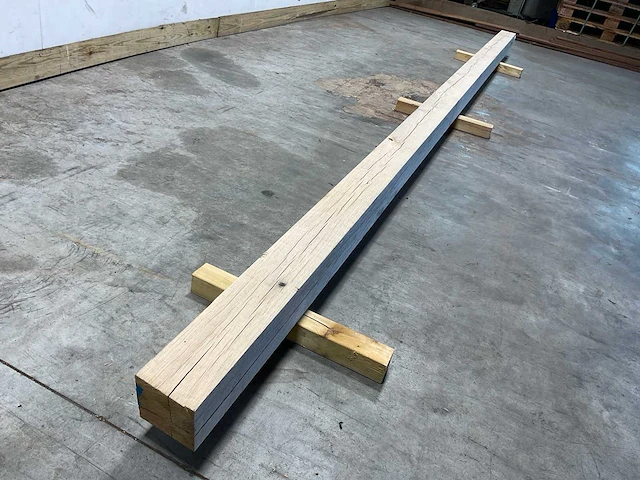 Eikenhouten paal geschaafd 500x14x14 cm - afbeelding 3 van  7