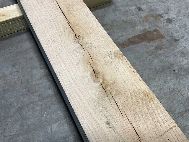 Eikenhouten paal geschaafd 500x14x14 cm - afbeelding 7 van  7