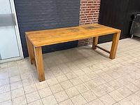 Eikenhouten restauranttafel - afbeelding 1 van  6