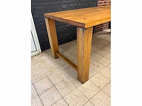 Eikenhouten restauranttafel - afbeelding 4 van  6