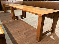 Eikenhouten restauranttafel - afbeelding 6 van  8