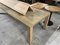 Eikenhouten restauranttafel - afbeelding 3 van  7