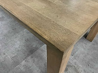 Eikenhouten restauranttafel - afbeelding 5 van  7