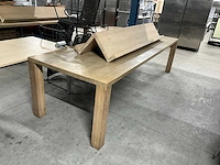 Eikenhouten restauranttafel - afbeelding 7 van  7