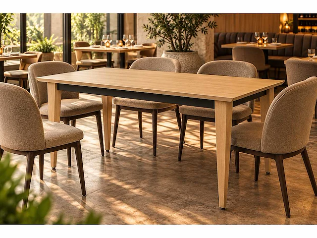 Eikenhouten stamtafel - afbeelding 1 van  4