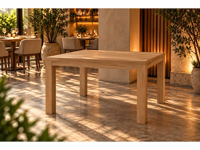 Eikenhouten tafel - afbeelding 1 van  3
