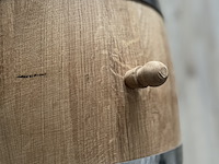 Eikenhouten vat van gespleten eikenhout – 15 liter, bruin, 2025 - afbeelding 3 van  5