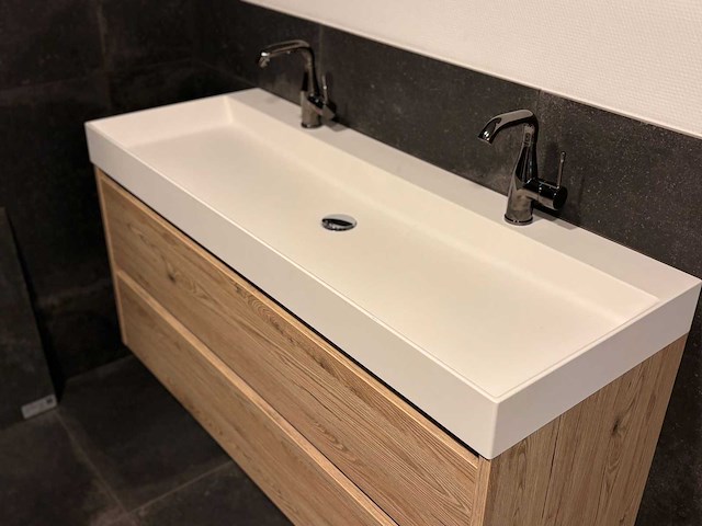 Eikenlook - badmeubelset 120 cm - afbeelding 7 van  13