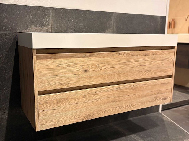 Eikenlook - badmeubelset 120 cm - afbeelding 8 van  13