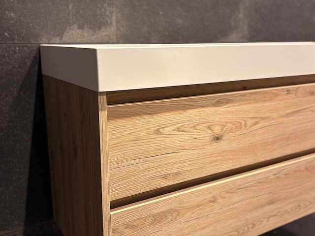 Eikenlook - badmeubelset 120 cm - afbeelding 11 van  13