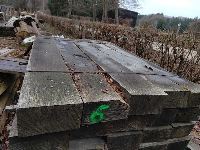 Eikenslaap - hout - afbeelding 3 van  5
