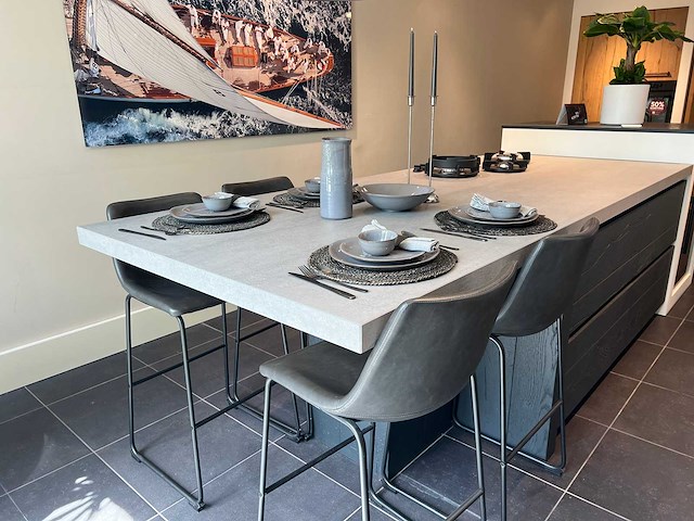 Eilandkeuken met vaste eethoek en kastenwand (c) - afbeelding 16 van  22