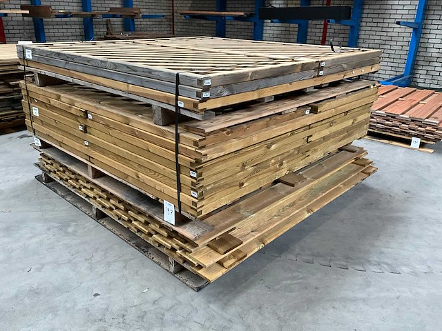 Eindhoven trellis tuinscherm 90x180 cm (22x) - afbeelding 1 van  6