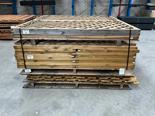 Eindhoven trellis tuinscherm 90x180 cm (22x) - afbeelding 2 van  6