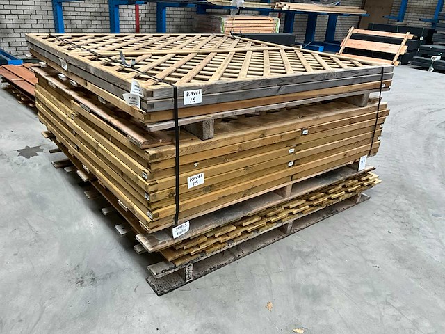 Eindhoven trellis tuinscherm 90x180 cm (22x) - afbeelding 3 van  6