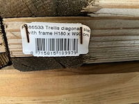 Eindhoven trellis tuinscherm 90x180 cm (22x) - afbeelding 6 van  6