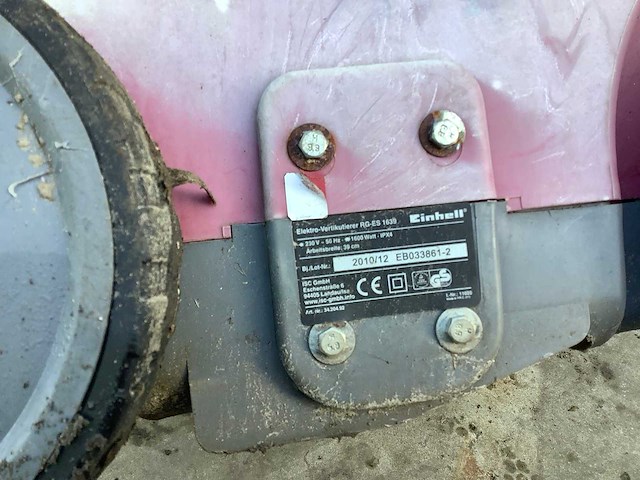 Einhel rg-es 1639 verticuteermachine - afbeelding 3 van  3
