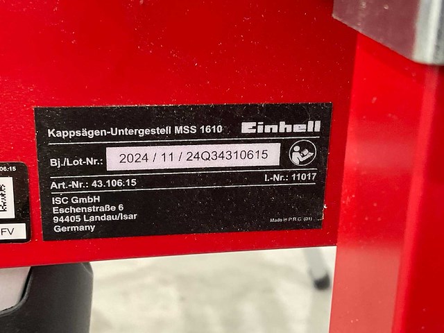 Einhell - 2024 - zaag hulp apparaat - afbeelding 8 van  8