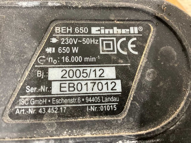 Einhell - schaafmachine - afbeelding 5 van  5