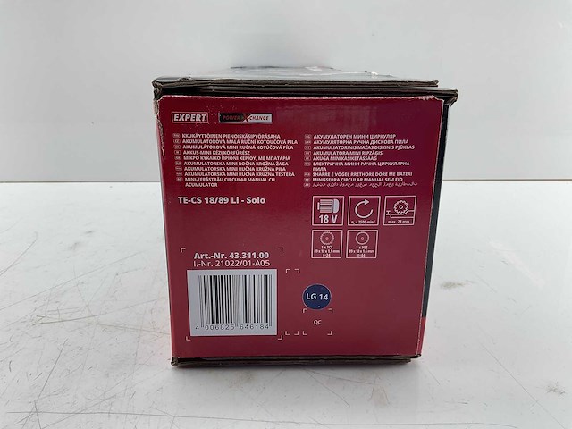 Einhell - te-cs 18/89-1 - cirkelzaagmachine - afbeelding 2 van  2