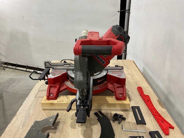 Einhell - te-sm 10 l dual - afkortzaag - afbeelding 6 van  10