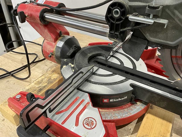 Einhell - te-sm 10 l dual - afkortzaag - afbeelding 8 van  10