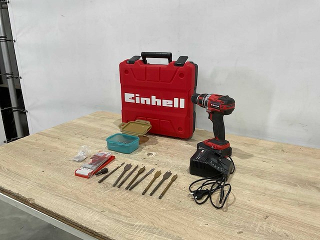 Einhell - tp-cd 18/50 li bl - accu boormachine - afbeelding 1 van  9