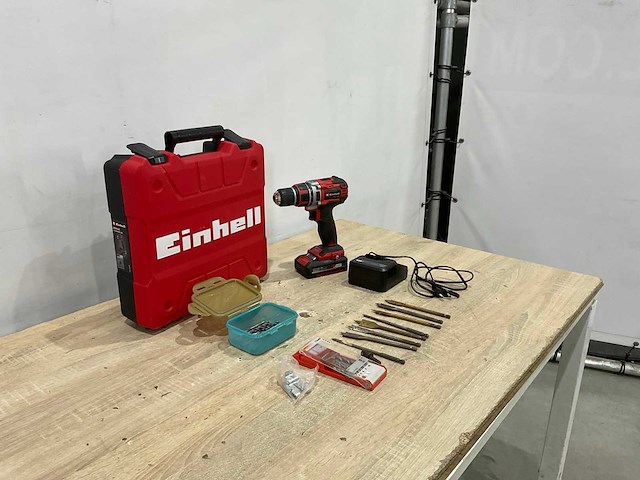 Einhell - tp-cd 18/50 li bl - accu boormachine - afbeelding 2 van  9